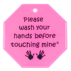 My Tiny Hands "Please Wash" Sign - Pink