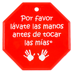 Spanish "Please Wash" Sign